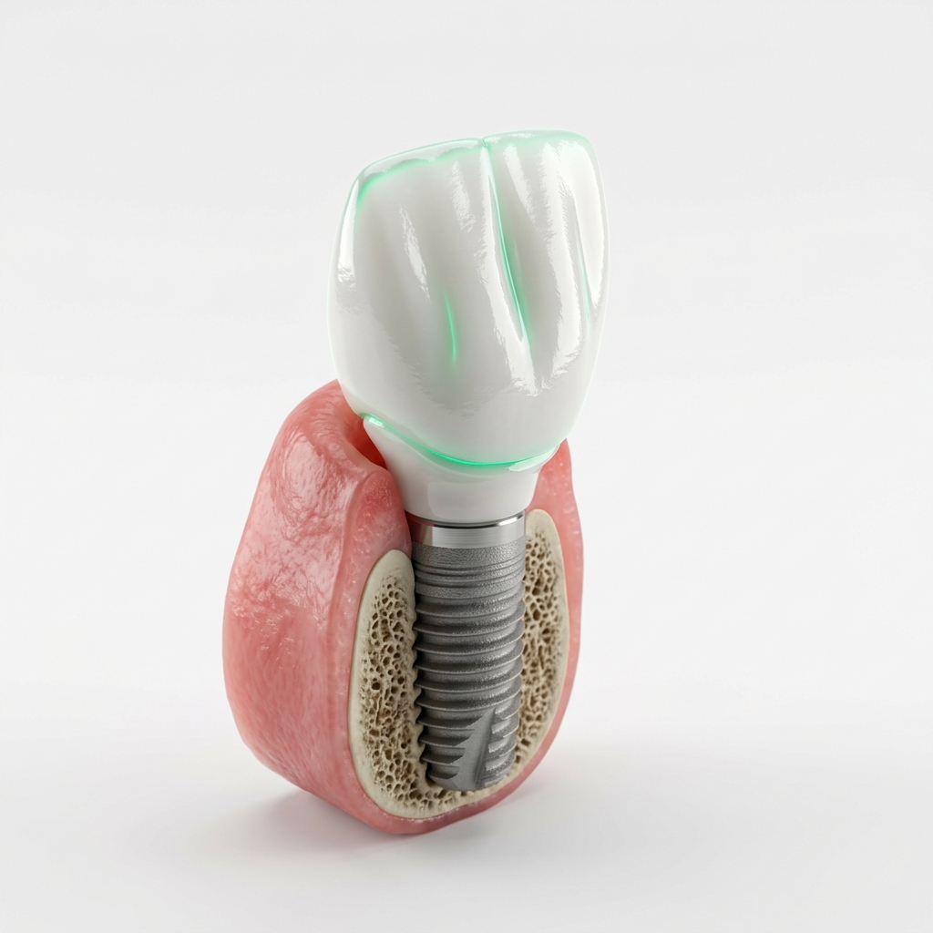 Implantes com Coroa de Zircônia 3D